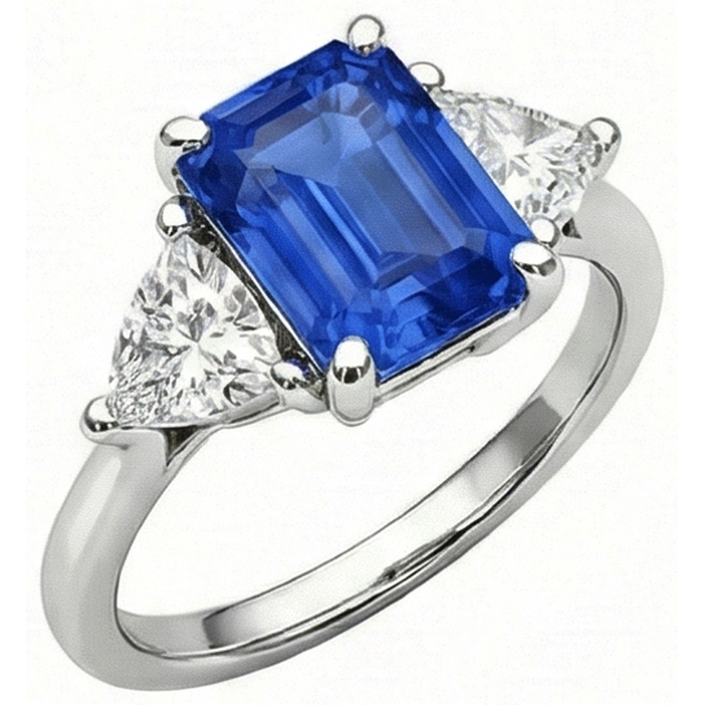 vero emerald diamante 2.50carati anello dettaglio ravvicinato