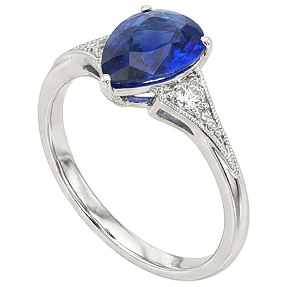 vero round diamante 3.25carati anello dettaglio ravvicinato