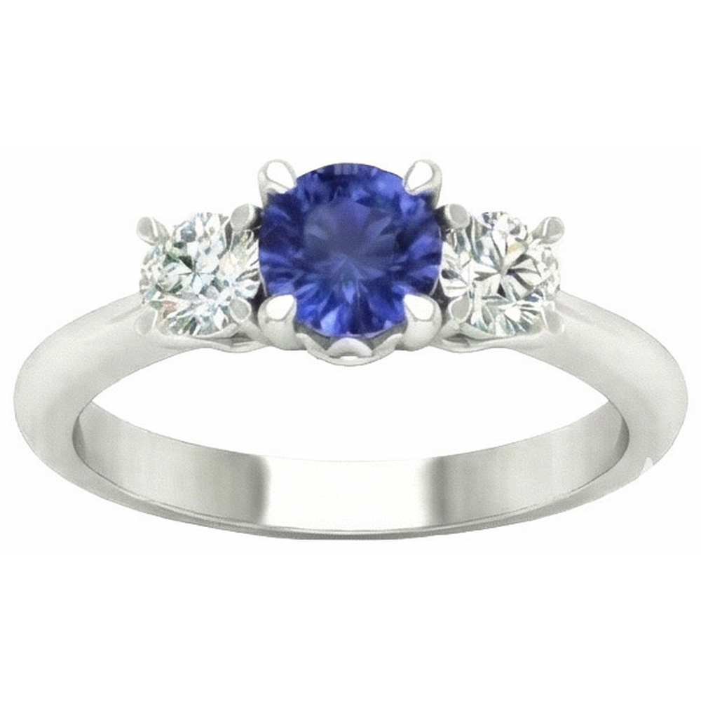vero round diamante 5carati anello dettaglio ravvicinato