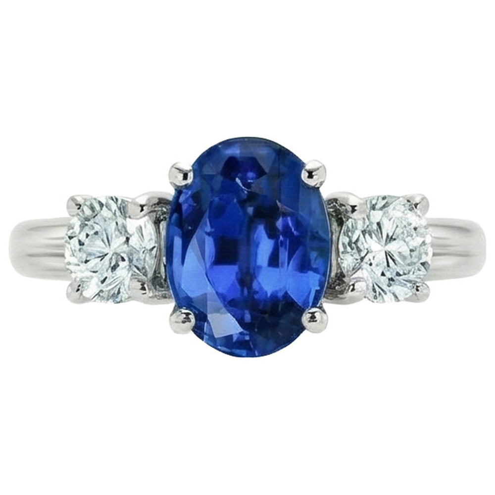vero round diamante 3carati anello angolo laterale