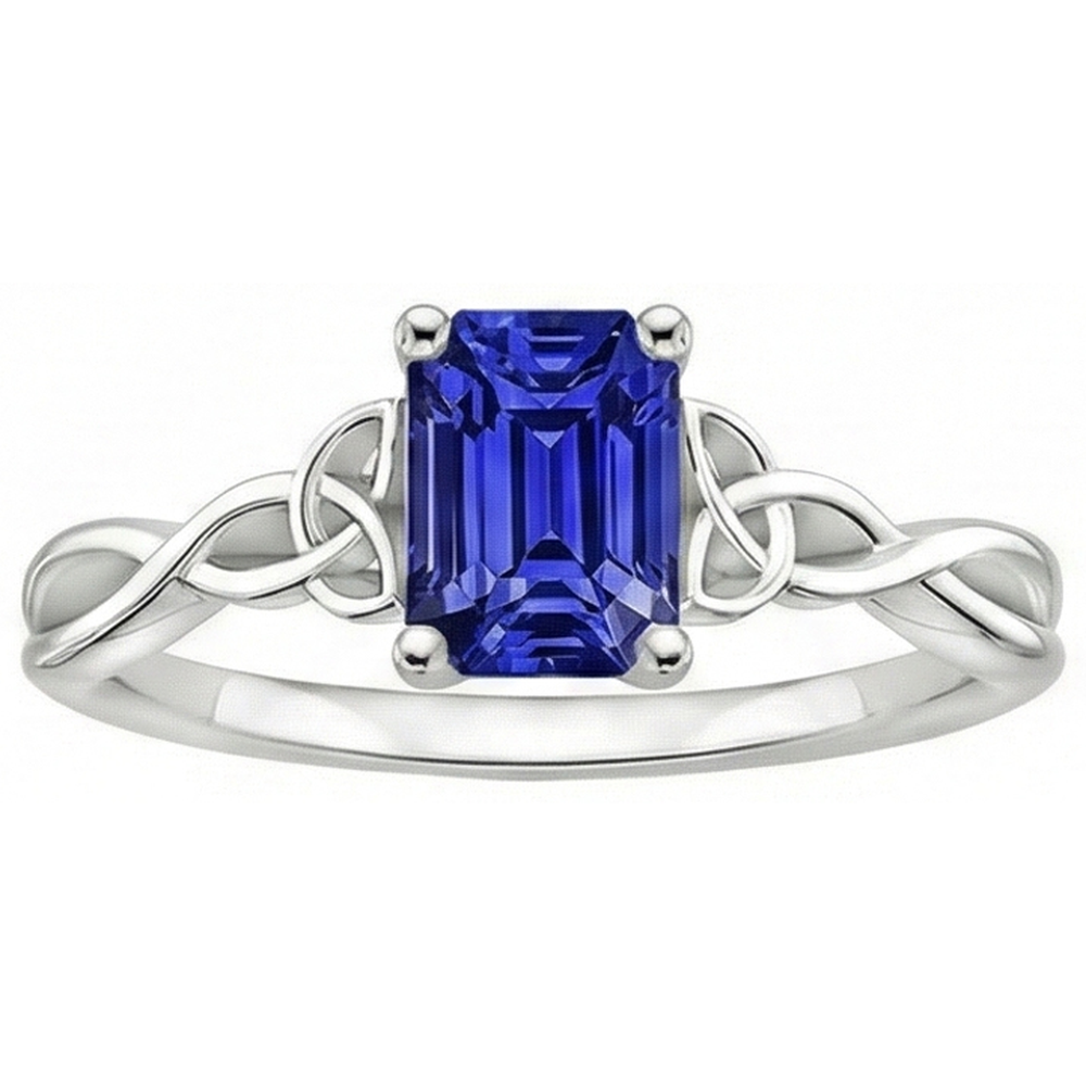 Anello con Smeraldo Quadrato