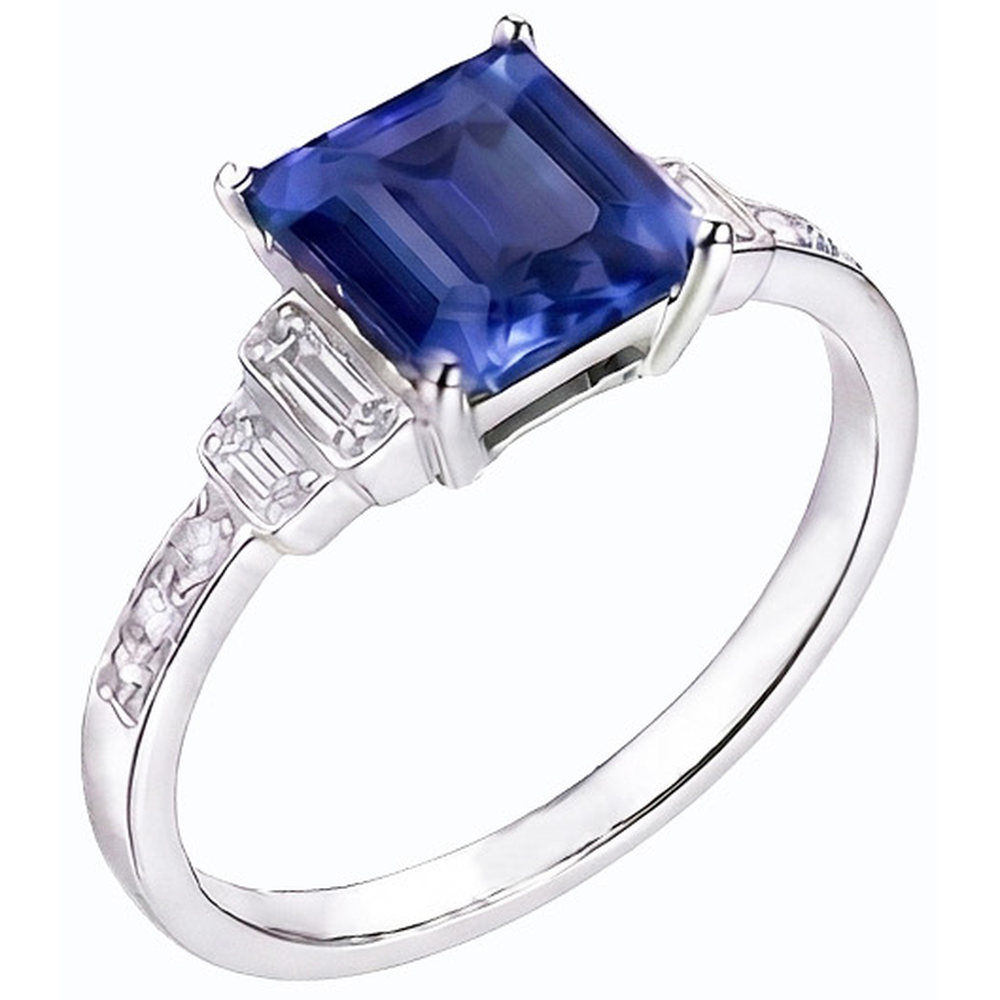 vero round diamante 3carati anello angolo laterale