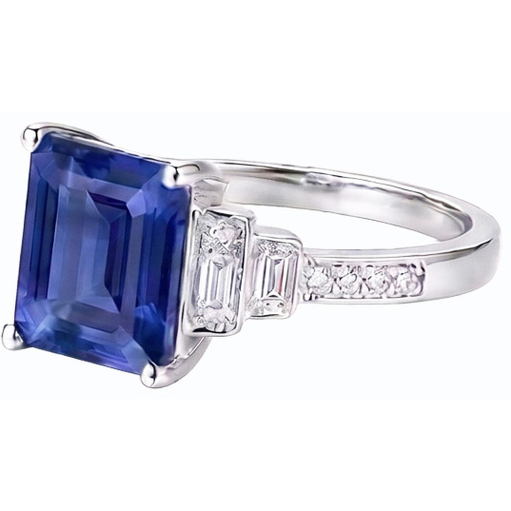 vero round diamante 3carati anello dettaglio ravvicinato