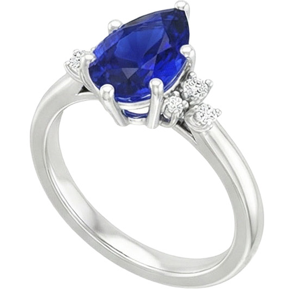 Anello con acquamarina