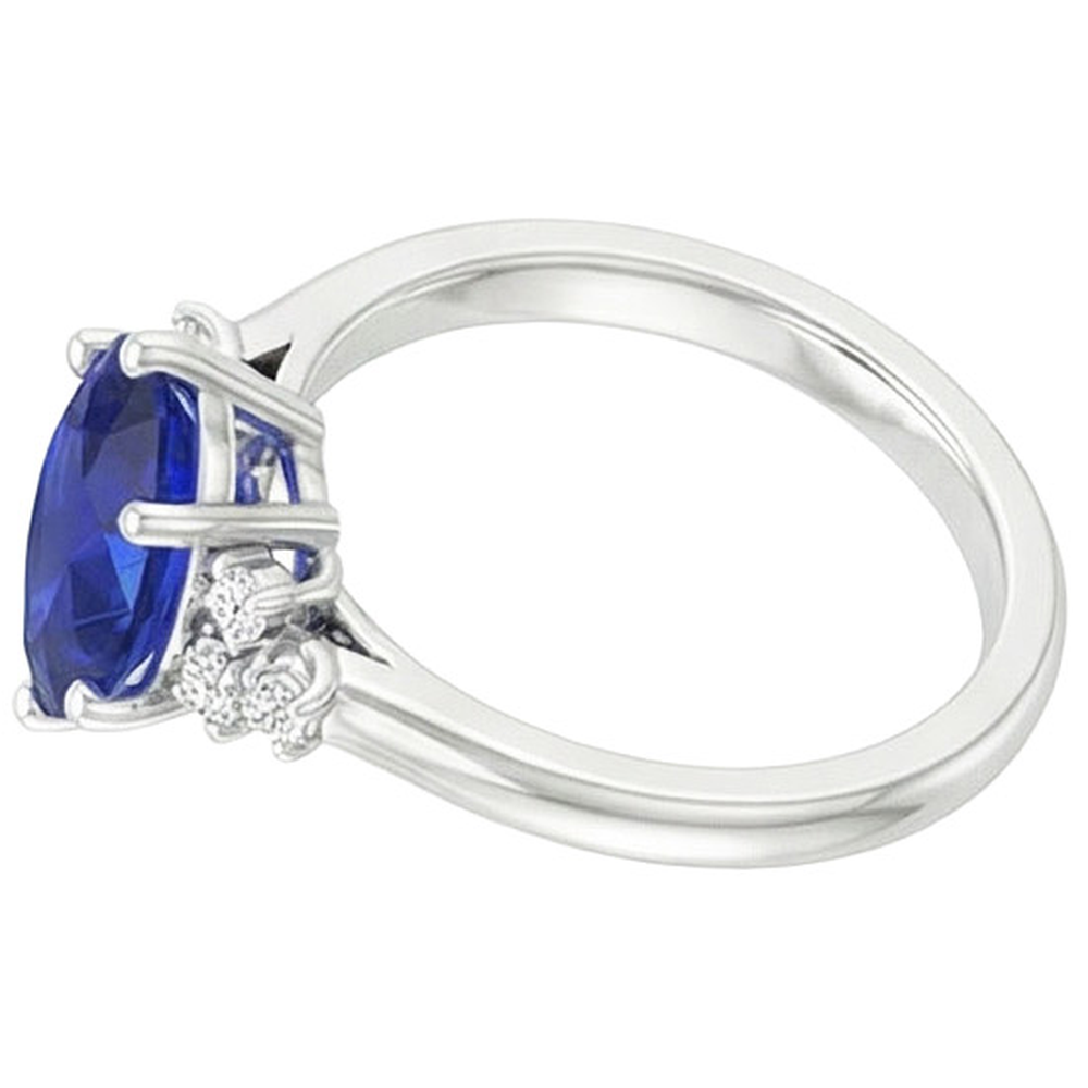 Anello con acquamarina