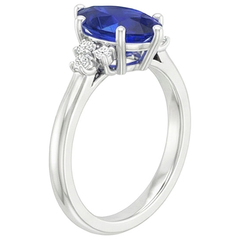 Anello con acquamarina