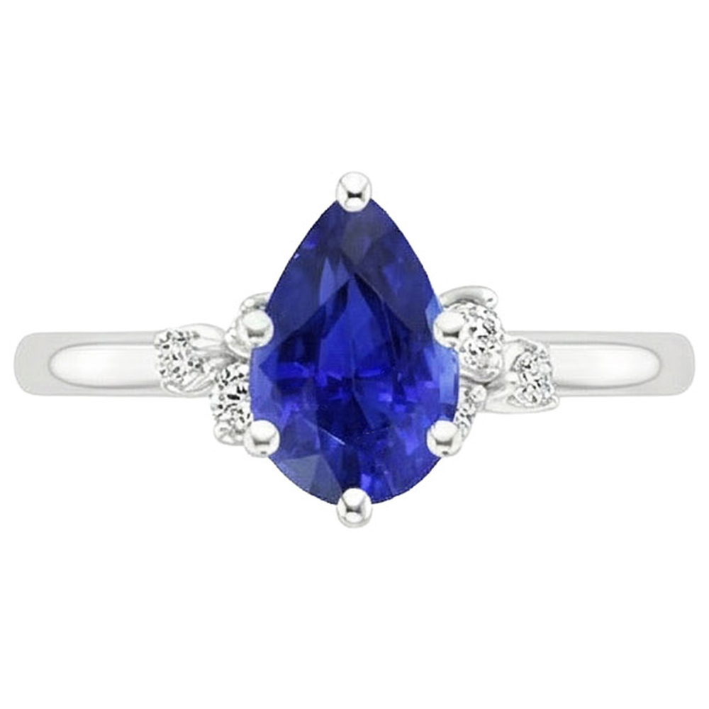 Anello con acquamarina