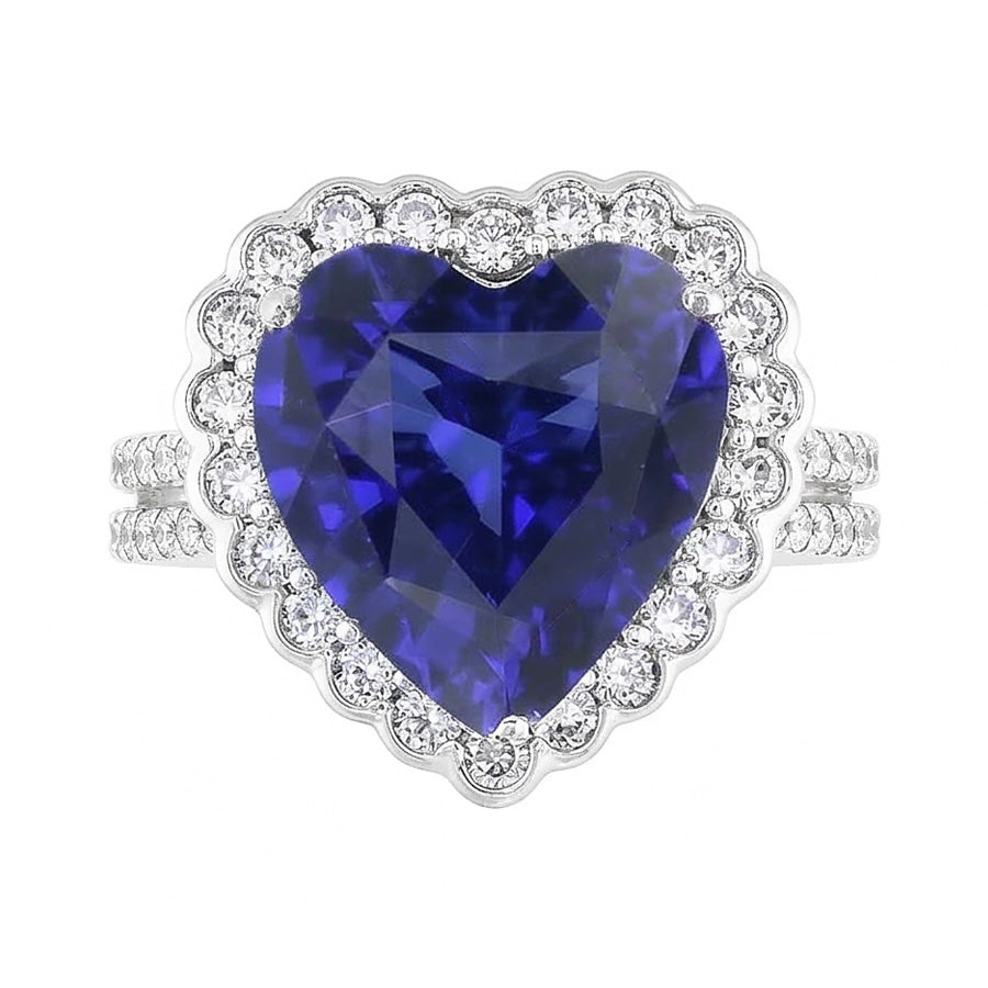 vero heart diamante 5carati anello angolo laterale