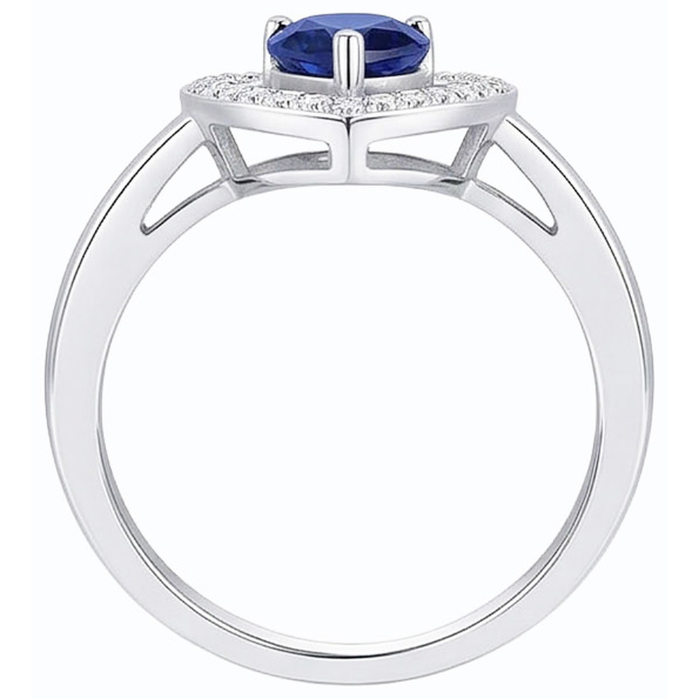 vero round diamante 3carati anello angolo laterale