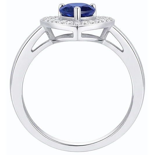 vero round diamante 3carati anello angolo laterale
