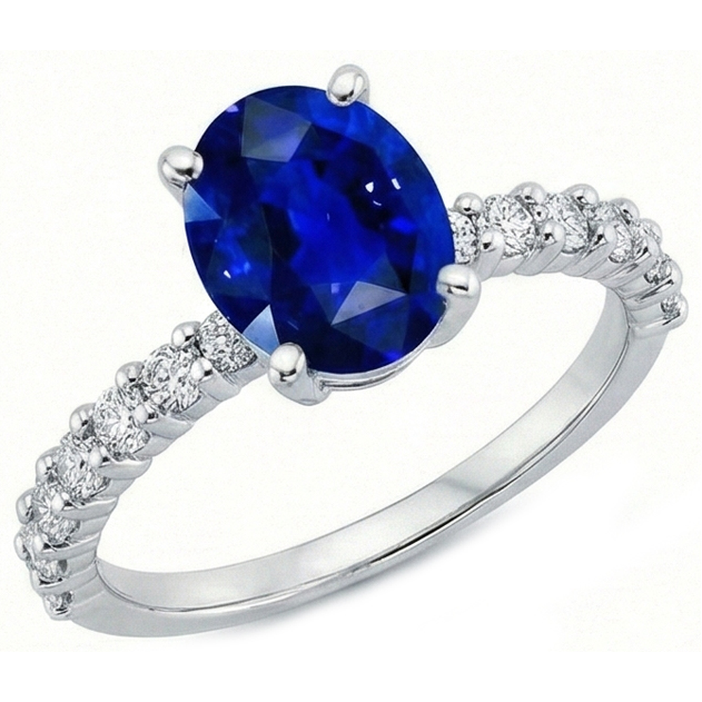 vero round diamante 4.50carati anello angolo laterale