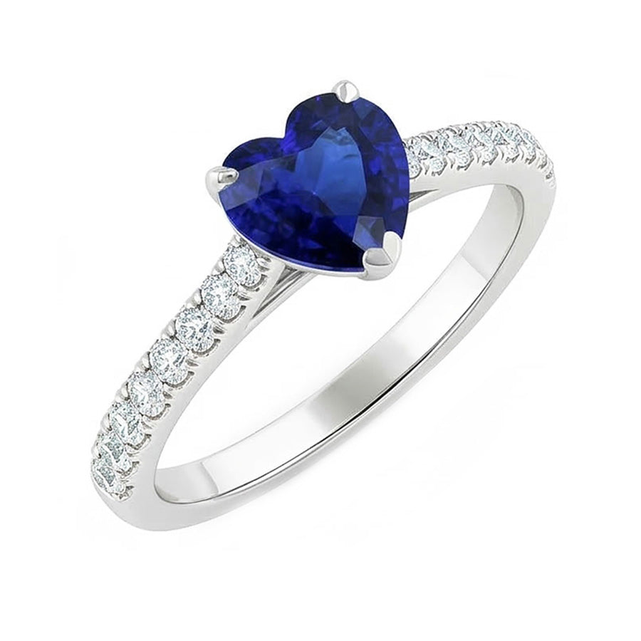 vero round diamante 2.50carati anello angolo laterale