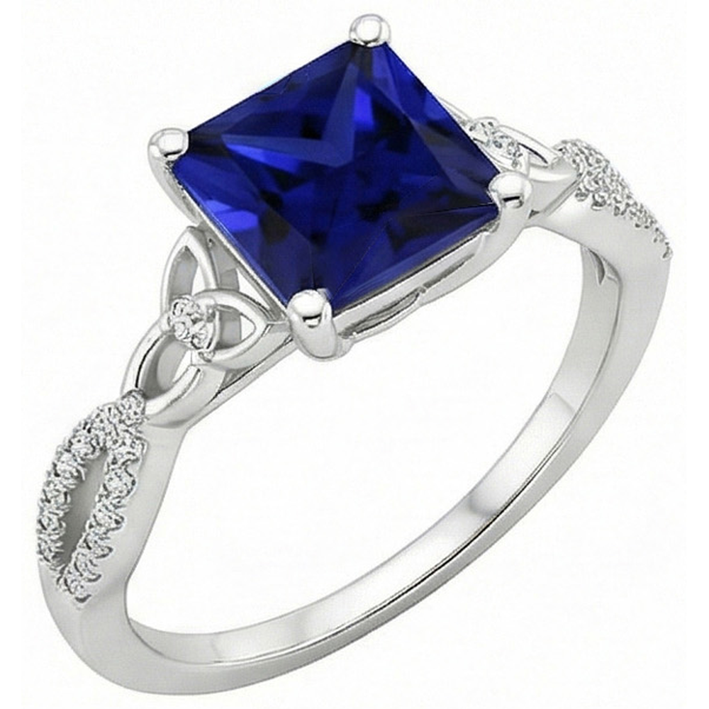 vero round diamante 4carati anello angolo laterale