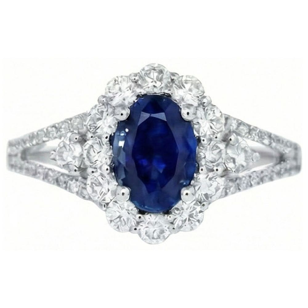 vero round diamante 2.05carati anello angolo laterale