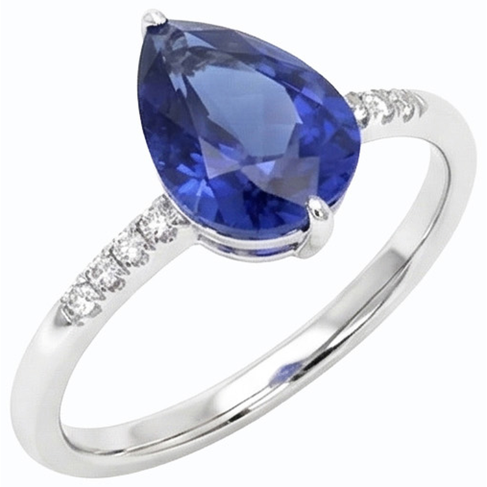 vero round diamante 3carati anello angolo laterale