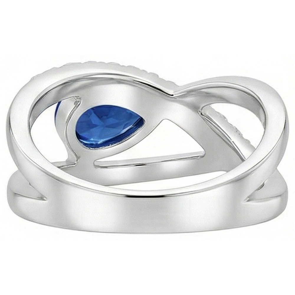 vero round diamante 2.65carati anello su bianco