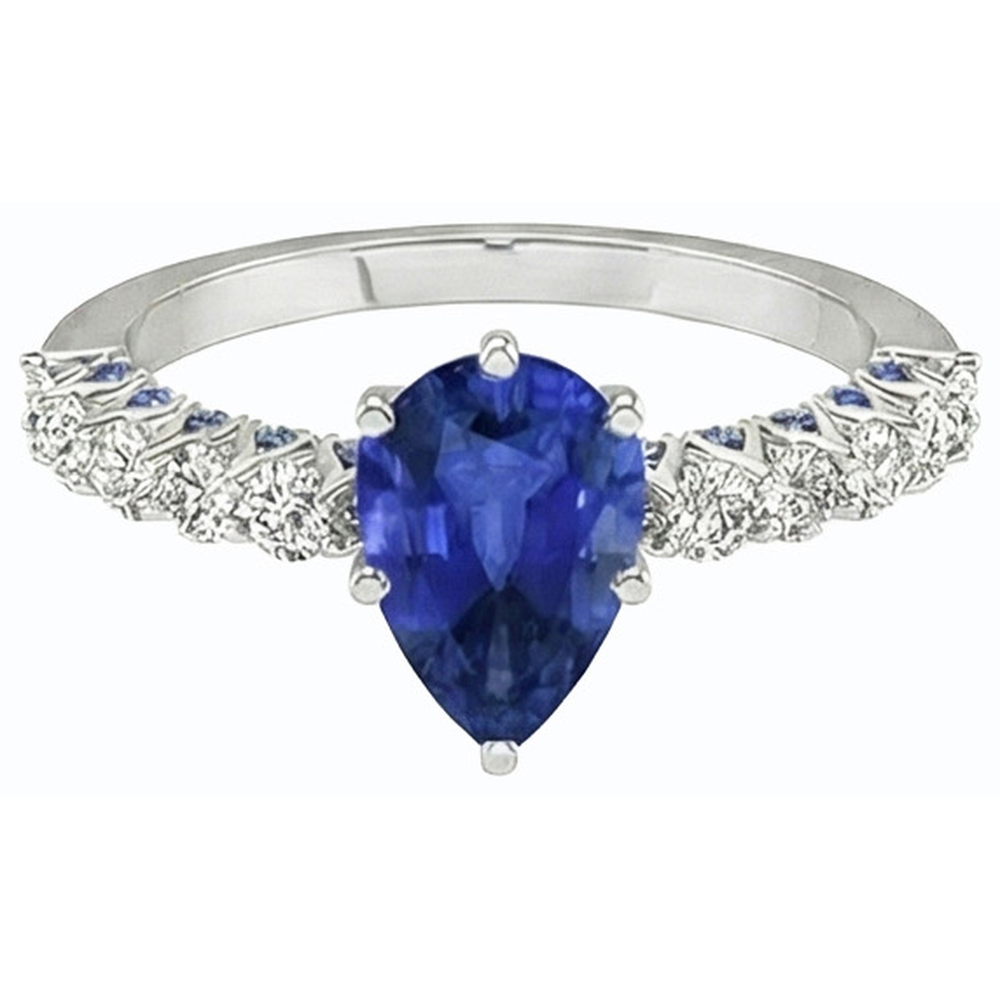 vero round diamante 3carati anello dettaglio ravvicinato