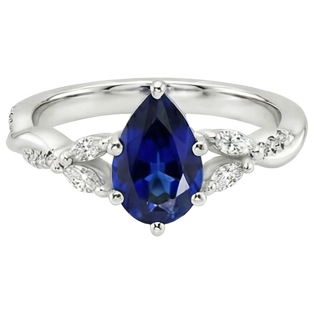 vero marquise diamante 7.25carati anello dettaglio ravvicinato