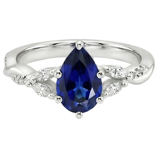 vero marquise diamante 7.25carati anello dettaglio ravvicinato