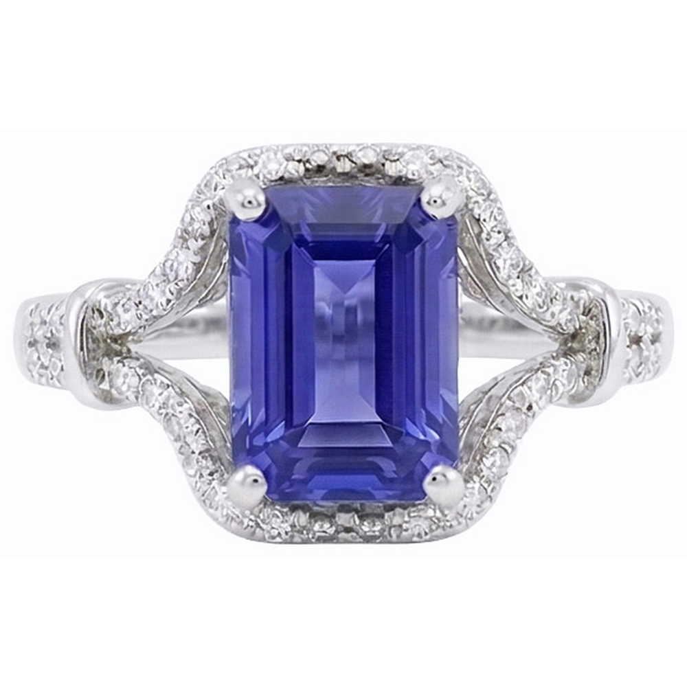 vero round diamante 4carati anello angolo laterale