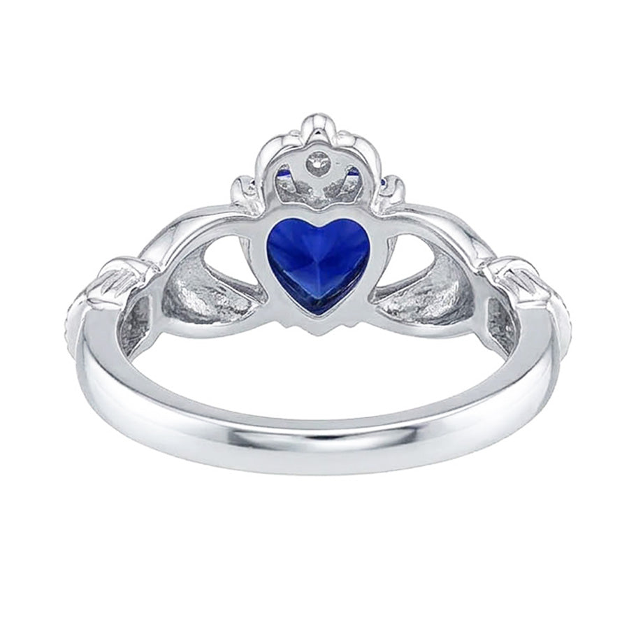 vero round diamante 2.25carati anello vista di profilo
