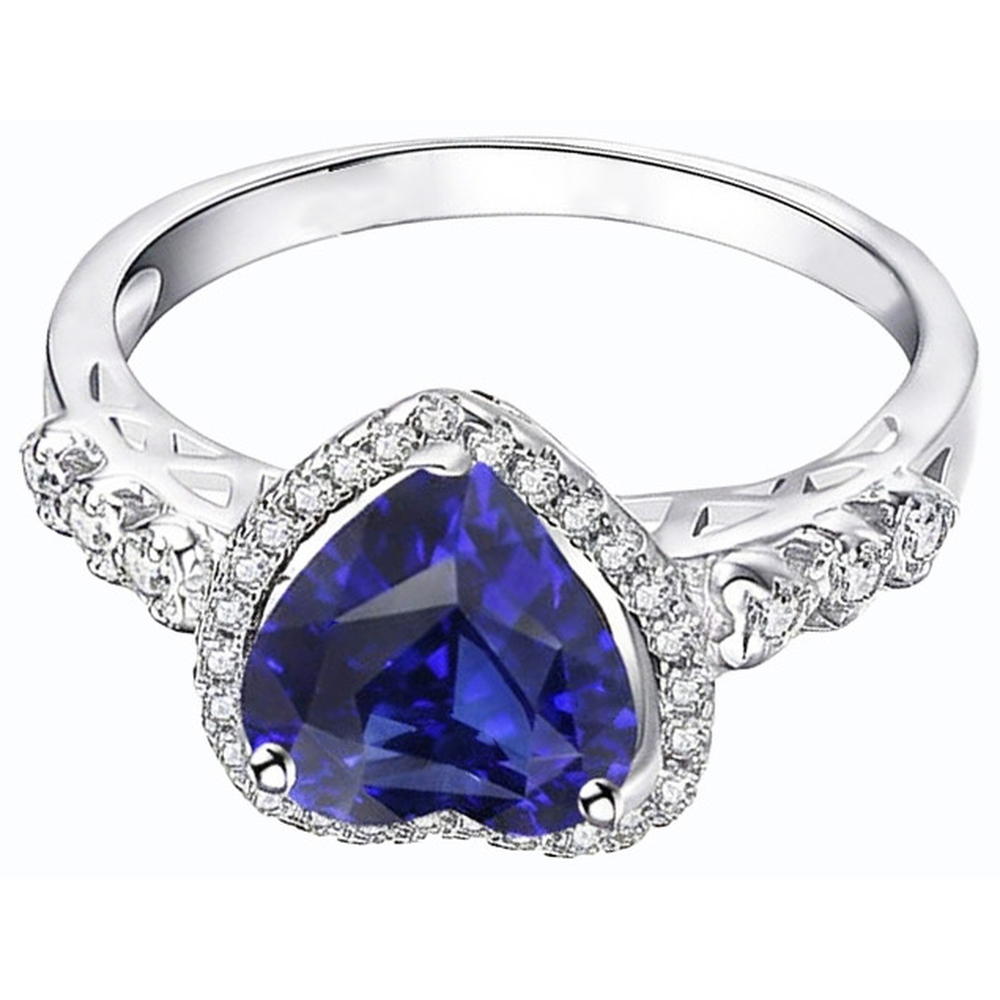 vero round diamante 3.50carati anello angolo laterale