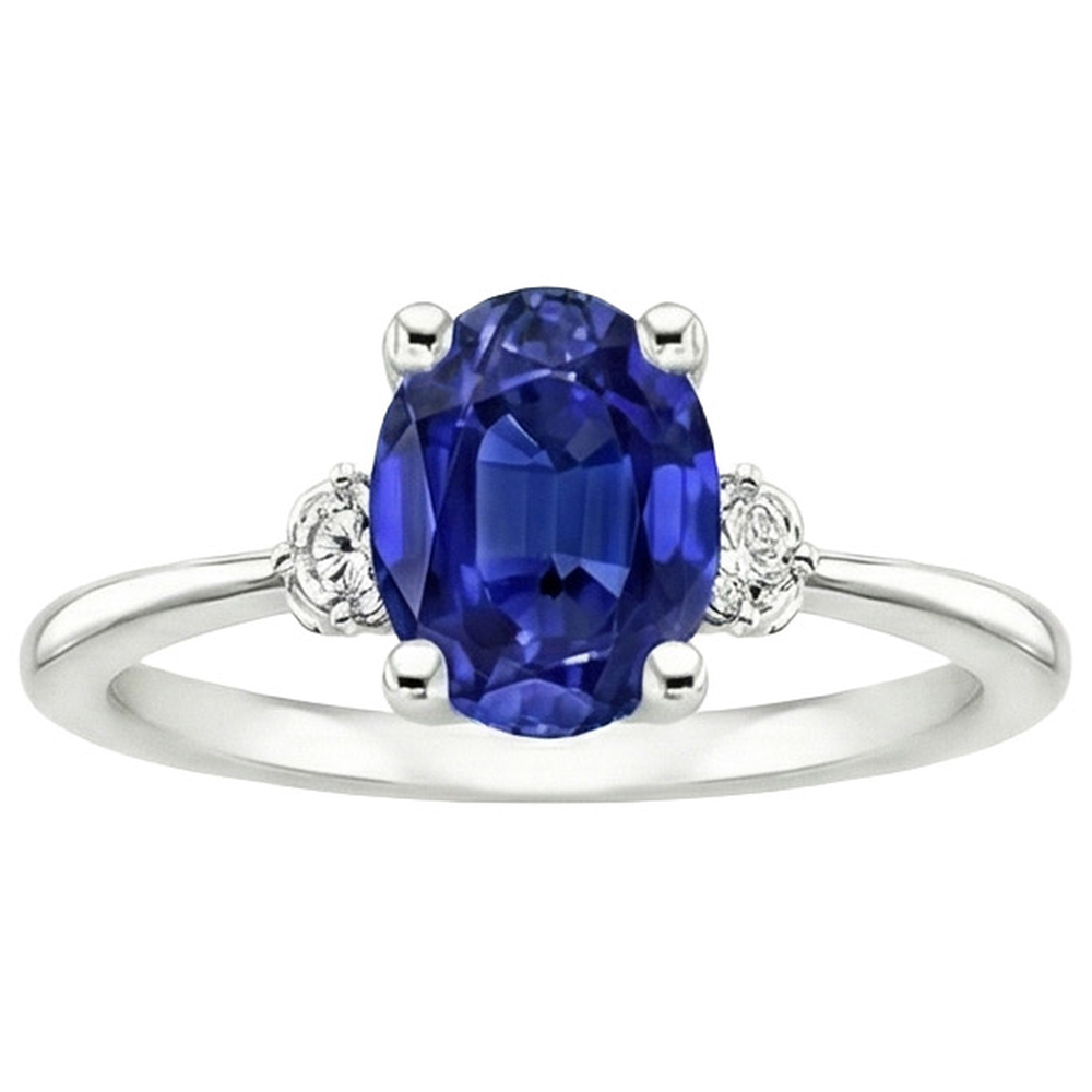 vero round diamante 3.50carati anello dettaglio ravvicinato