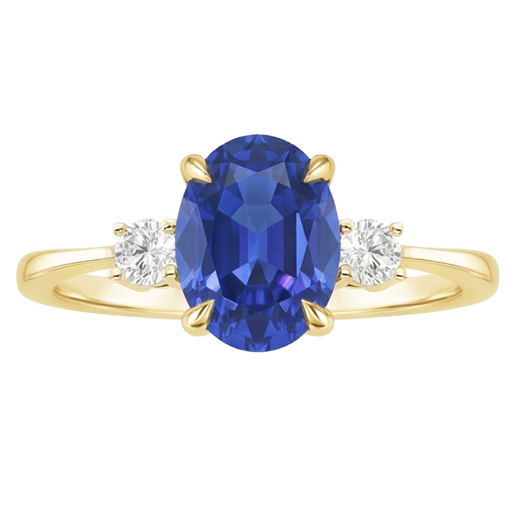 vero oval diamante 5.50carati anello dettaglio ravvicinato