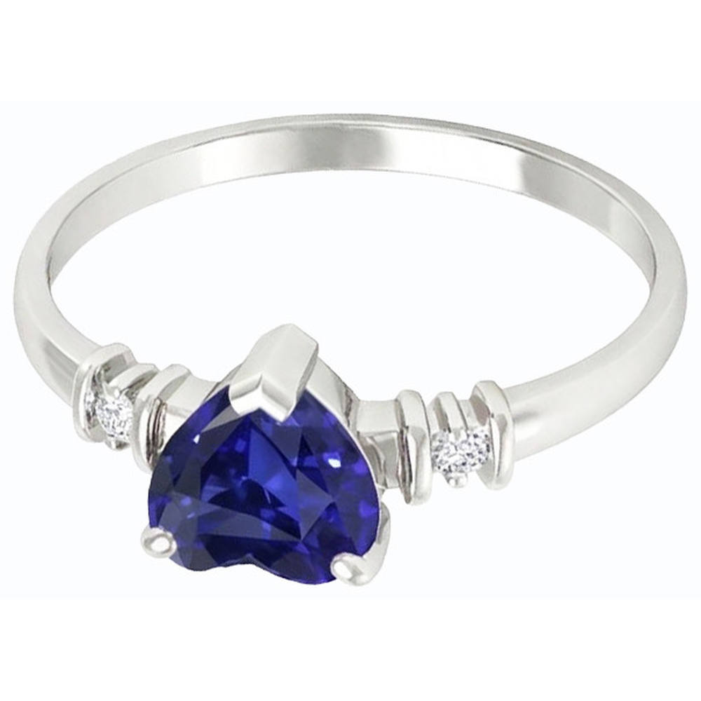 vero heart diamante 1.25carati anello vista dall'alto