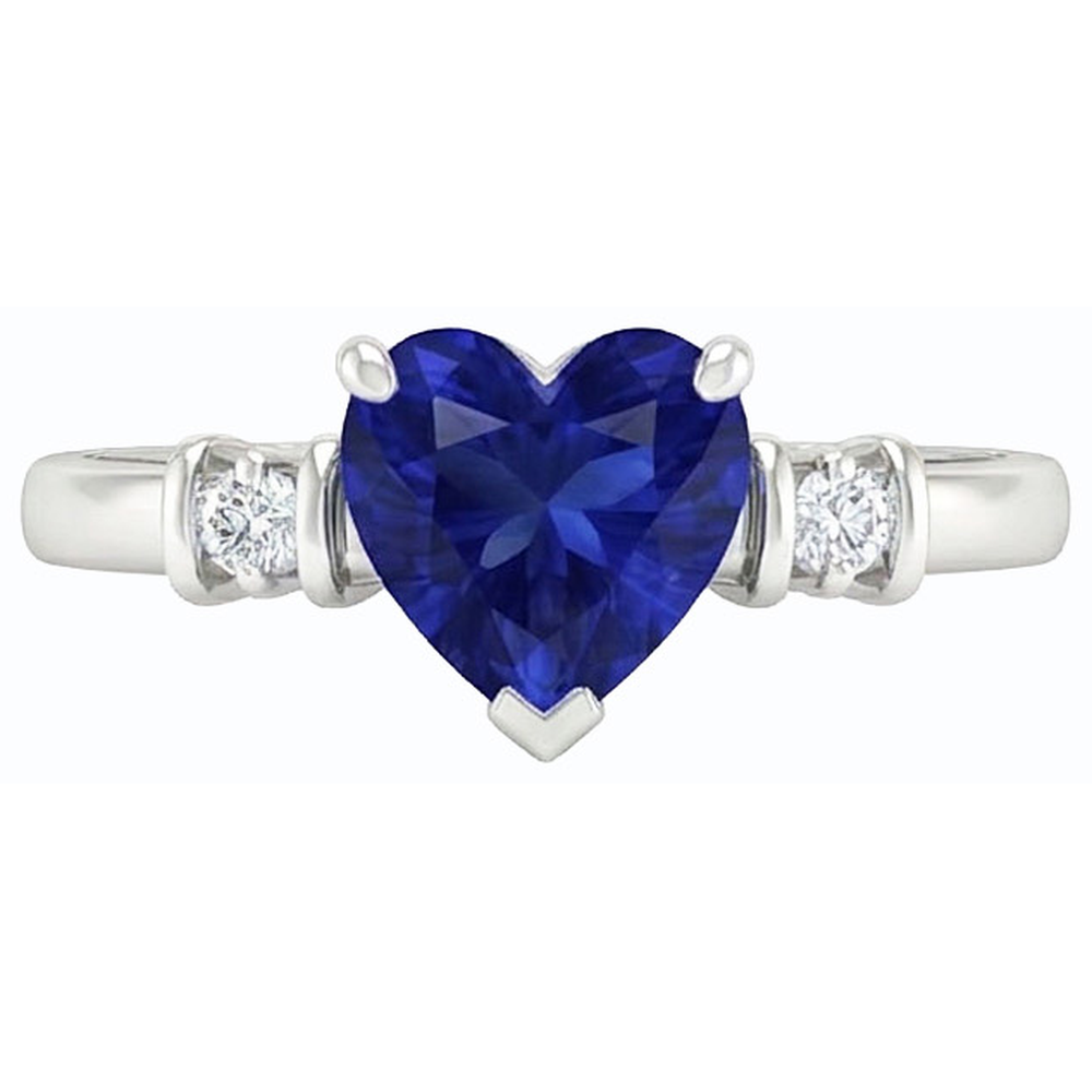 vero heart diamante 1.25carati anello dettaglio ravvicinato