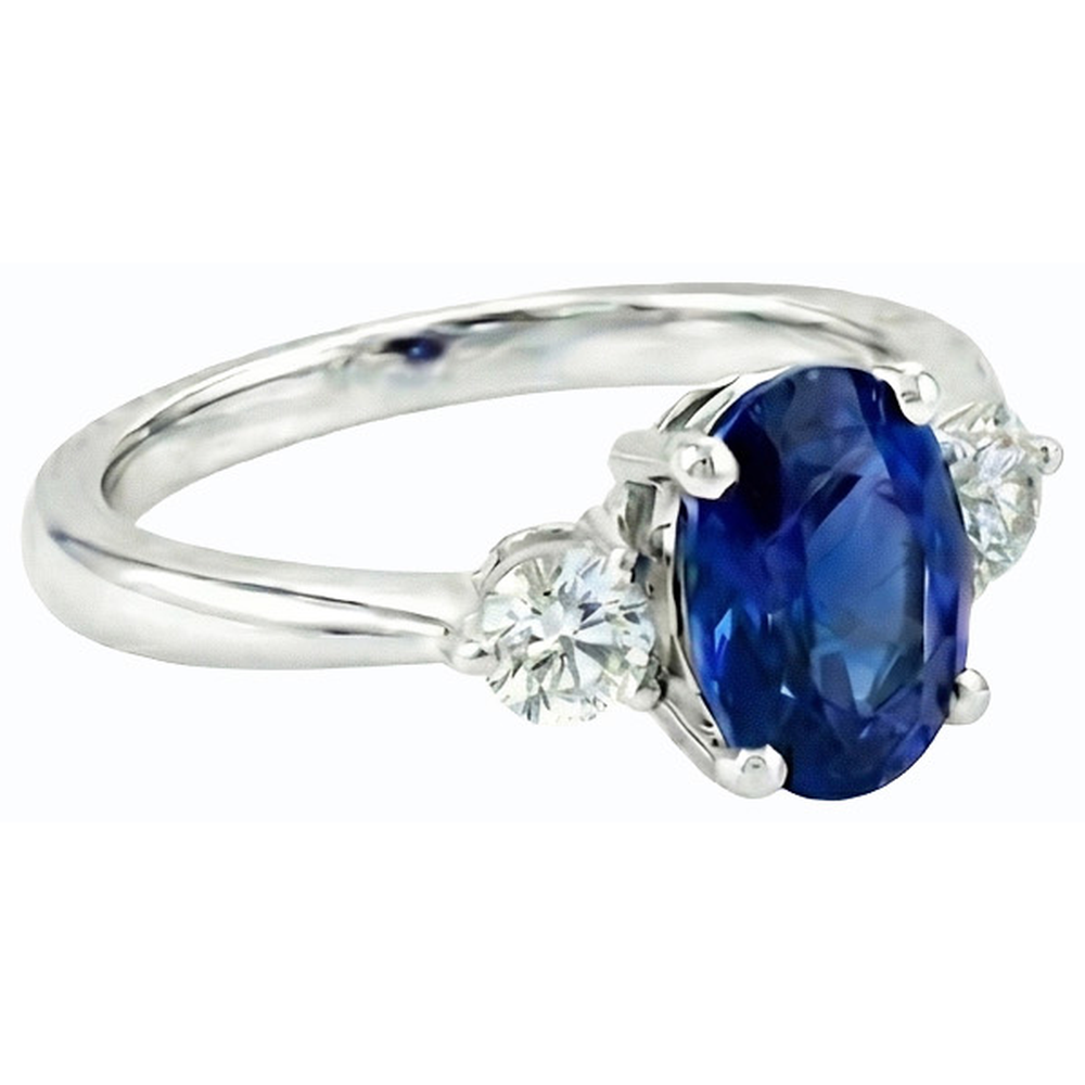 vero round diamante 2.50carati anello dettaglio ravvicinato