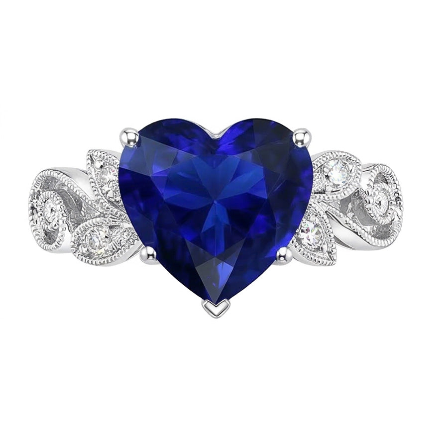 vero round diamante 2.25carati anello dettaglio ravvicinato