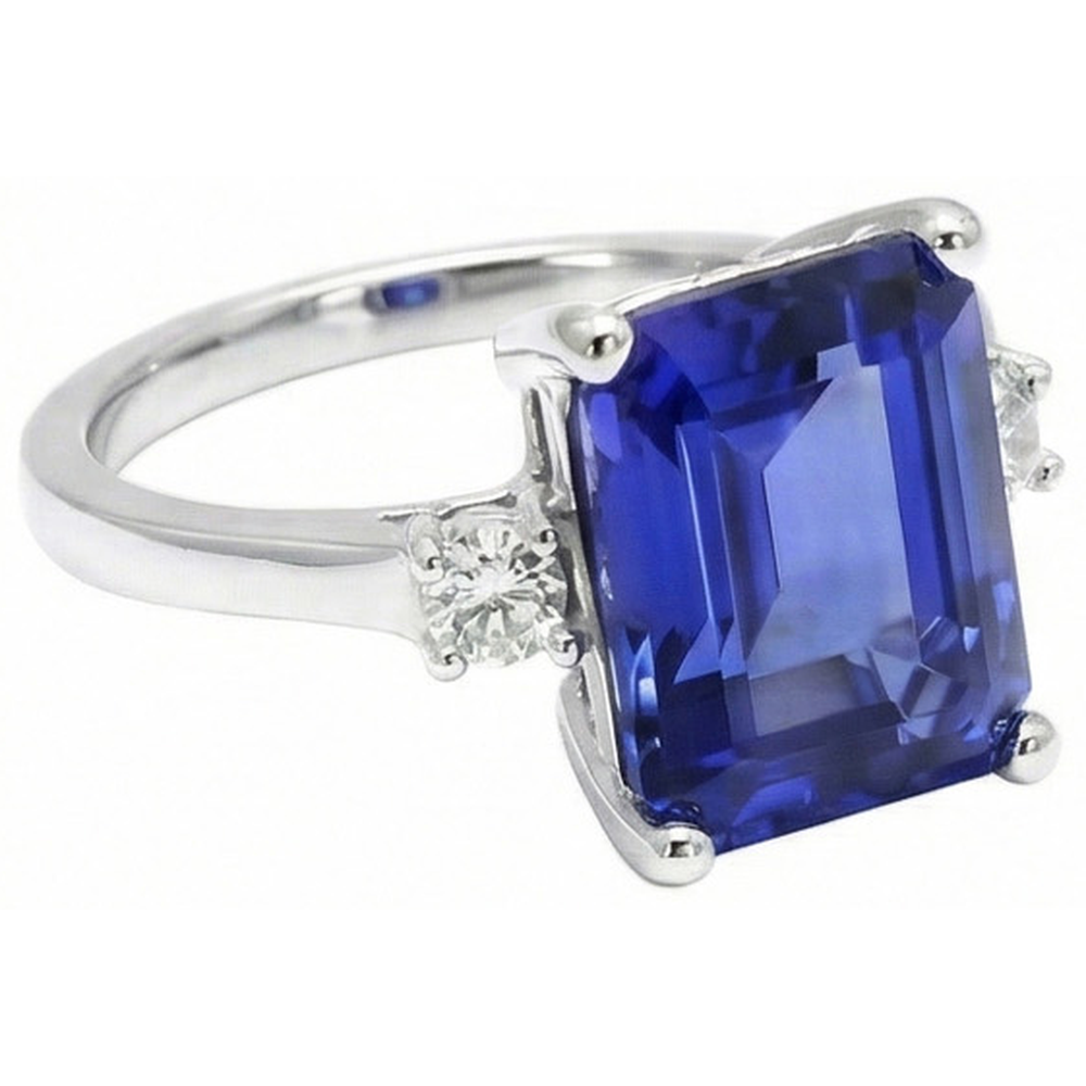 vero round diamante 3carati anello dettaglio ravvicinato