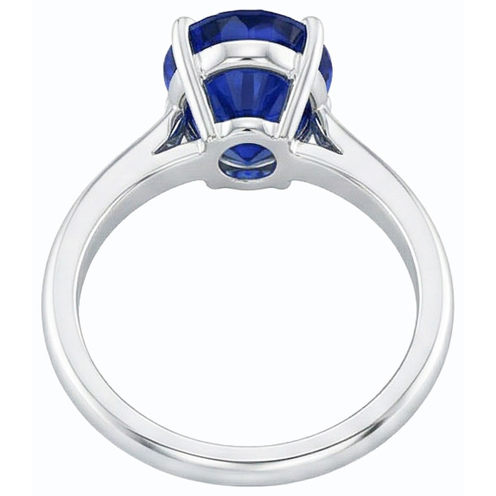 vero pear diamante 2carati anello angolo laterale
