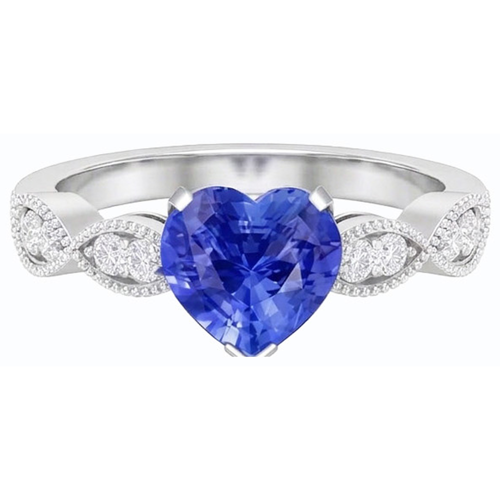 vero round diamante 3carati anello angolo laterale