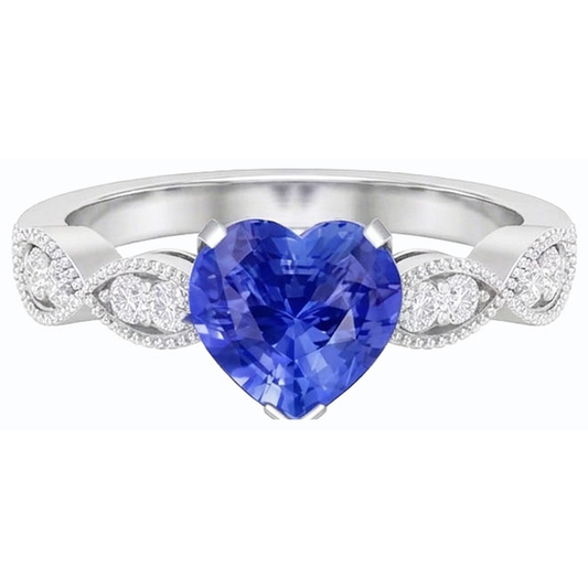 vero round diamante 3carati anello angolo laterale