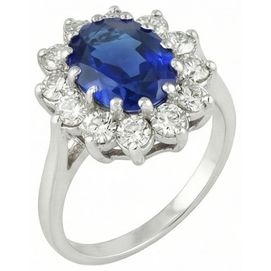 vero round diamante 6carati anello angolo laterale