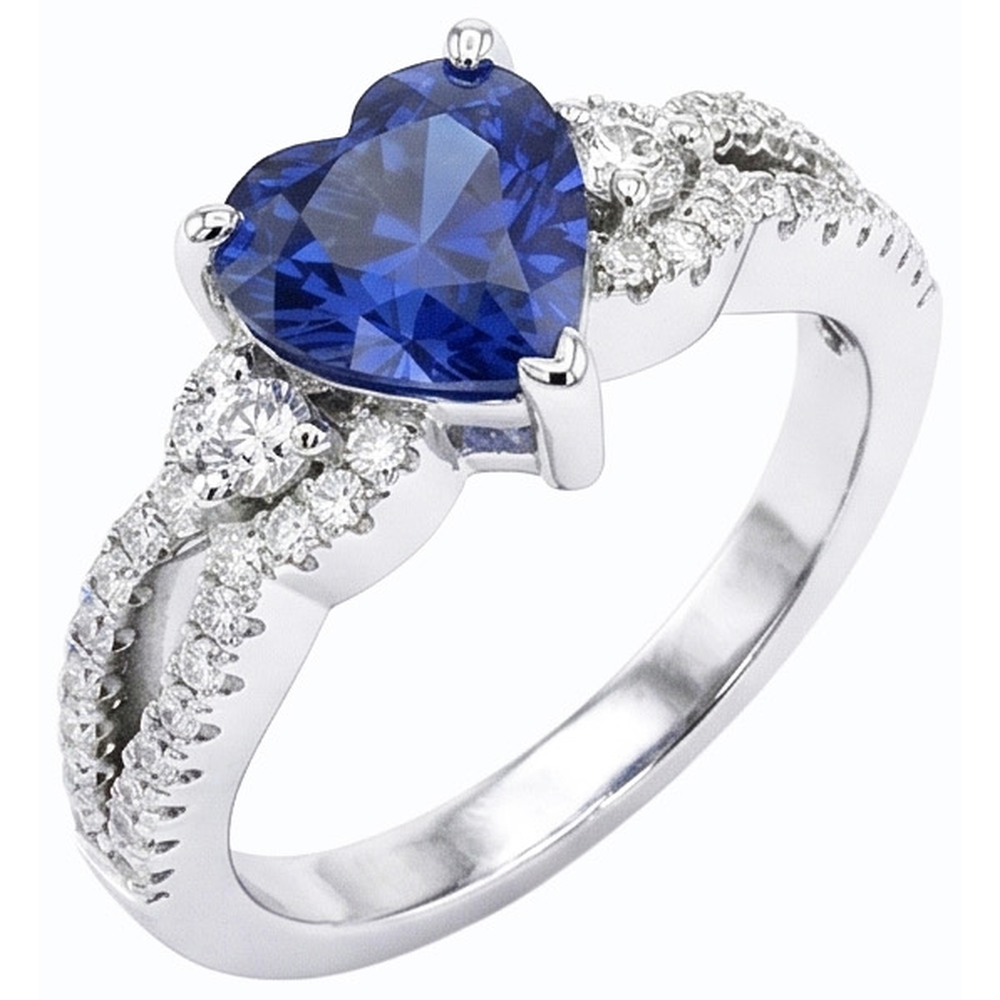vero round diamante 4.50carati anello dettaglio ravvicinato