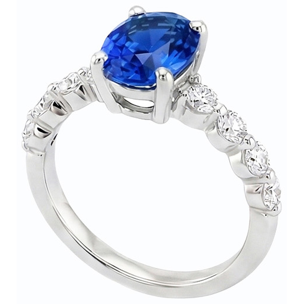 vero round diamante 4.50carati anello dettaglio ravvicinato