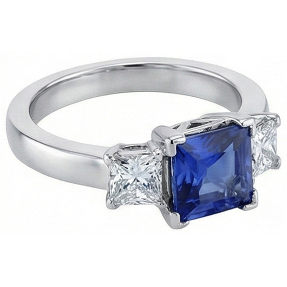vero princess diamante 5carati anello dettaglio ravvicinato