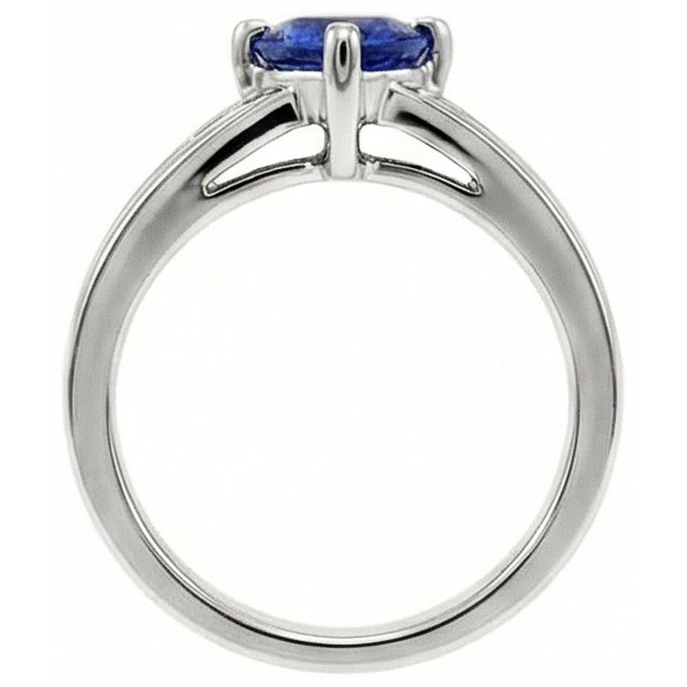 vero diamante 1.25carati anello vista dall'alto