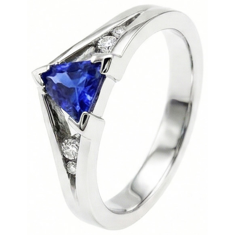 vero diamante 1.25carati anello dettaglio ravvicinato