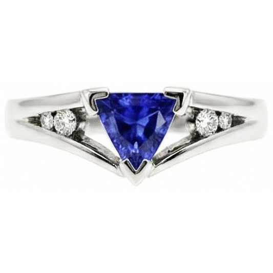 vero diamante 1.25carati anello angolo laterale
