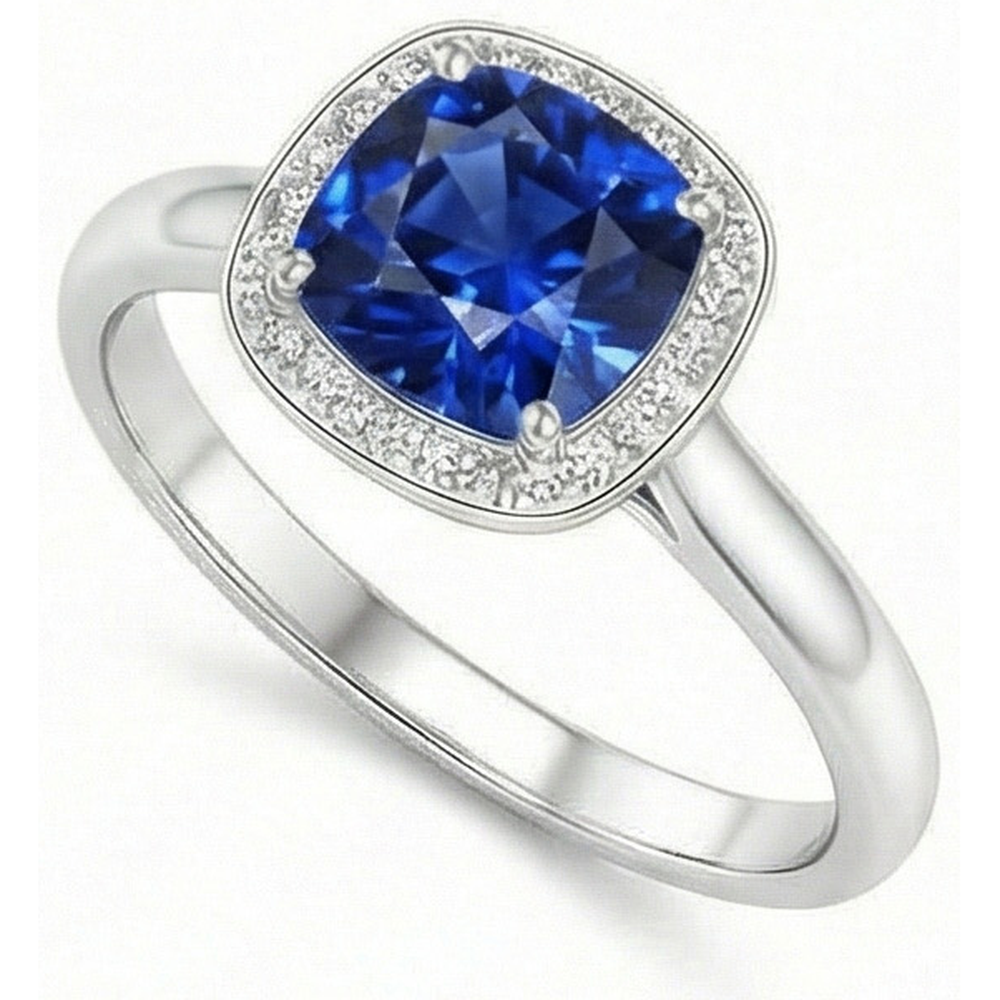 vero round diamante 3carati anello vista frontale