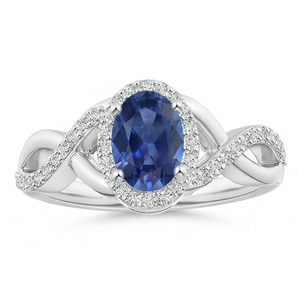 vero round diamante 1.85carati anello angolo laterale