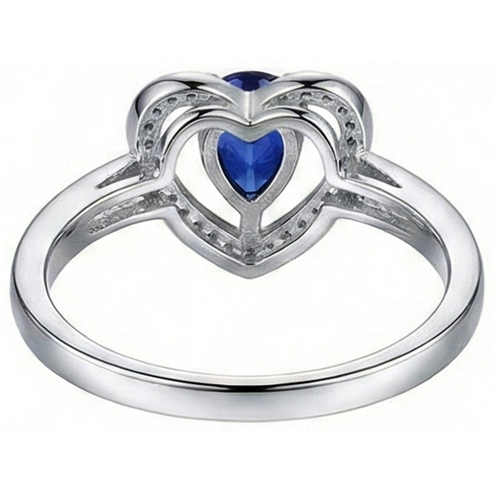 vero round diamante 2.25carati anello su bianco