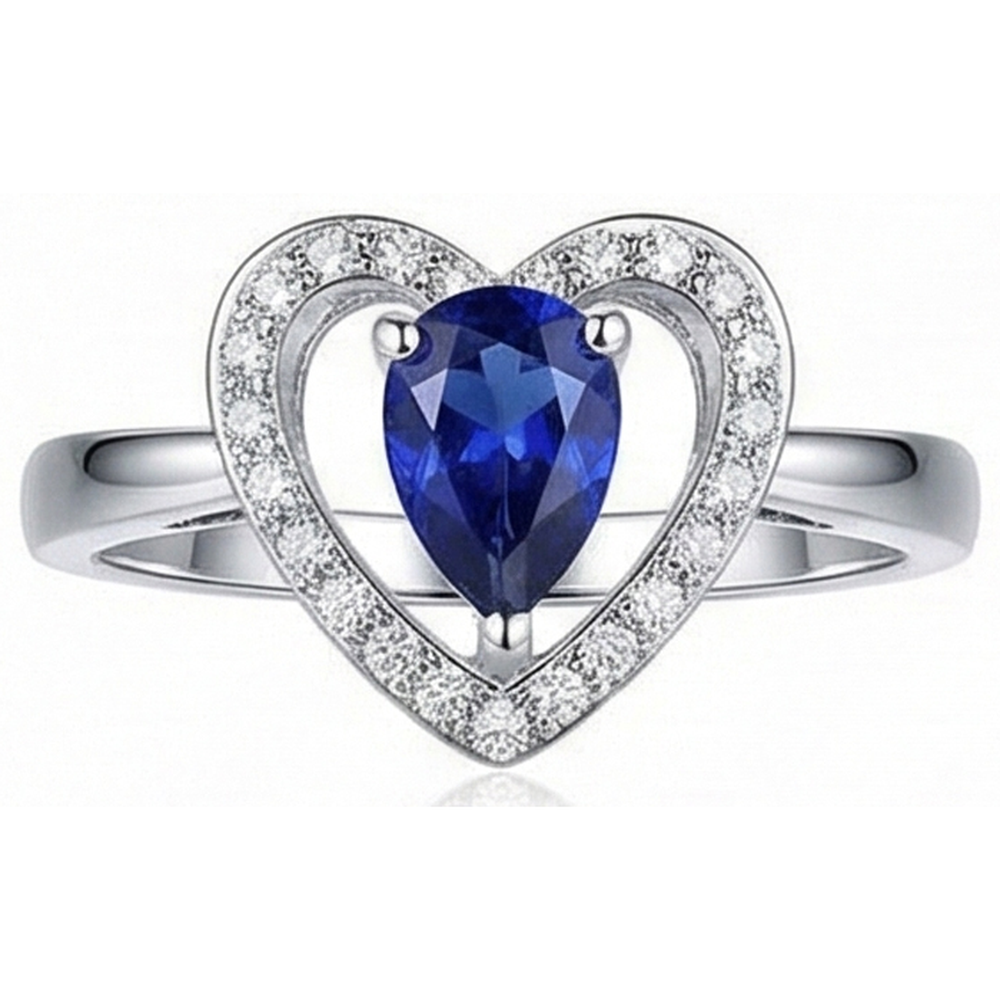 vero round diamante 2.25carati anello vista frontale