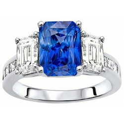 Anello Smeraldo Vero 4 Carati