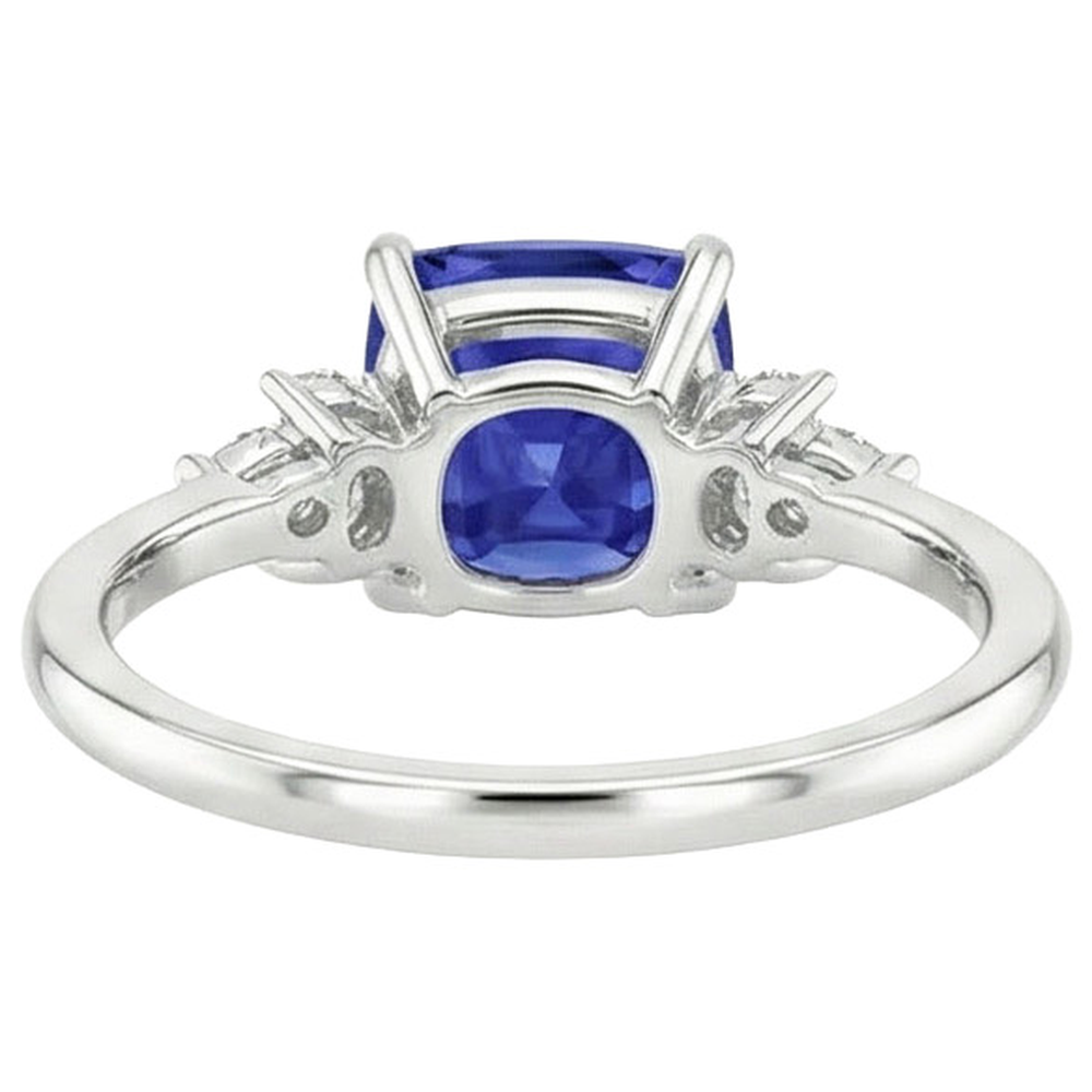 vero marquise diamante 3.25carati anello su bianco