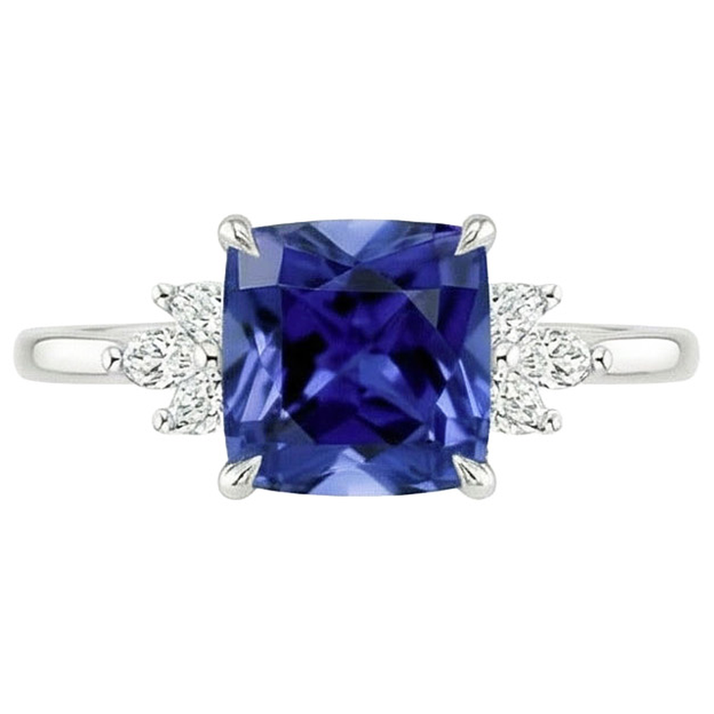 vero marquise diamante 3.25carati anello dettaglio ravvicinato